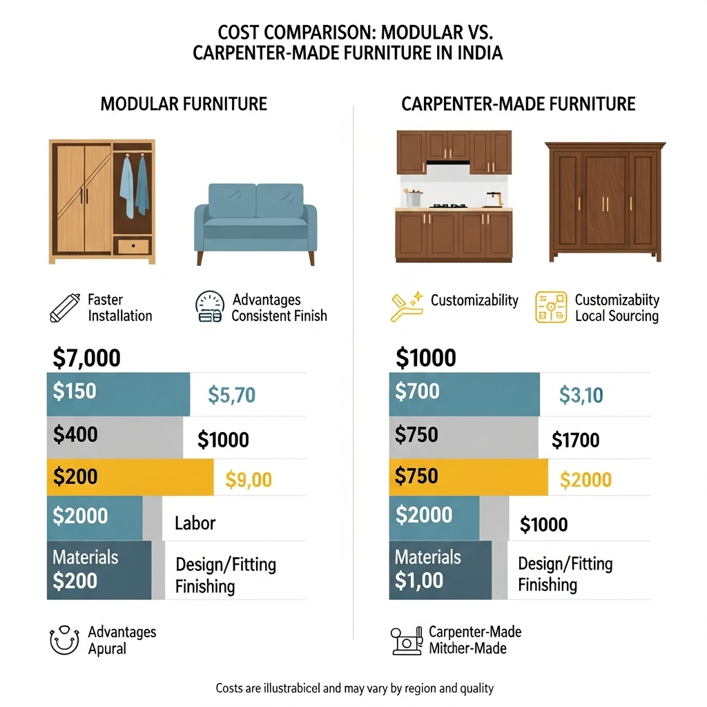 Cost Comparisons (Modular vs Carpenter)