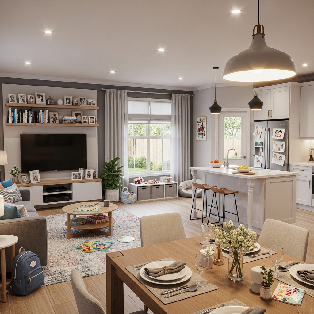 Interiors for Nuclear Families – Practical, Stylish, and Comfortable Living Ideas