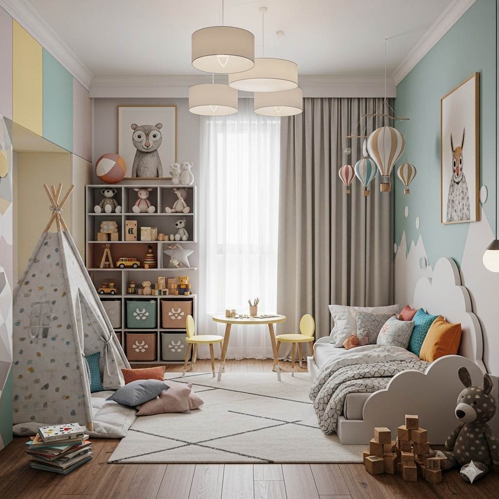 Kids Room Ideas – Play Zones in Bedrooms