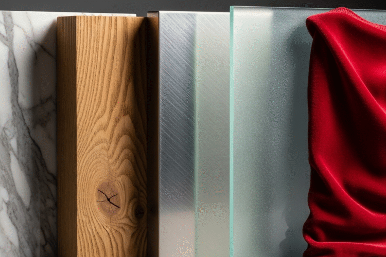 Material Comparisons in Interior Design – Wood, Laminates, Veneers, Glass, and Metal Explained