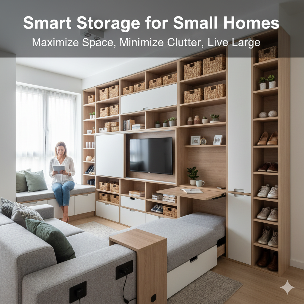 Smart Storage for Small Homes: 50+ Clever Space-Saving Ideas You’ll Love