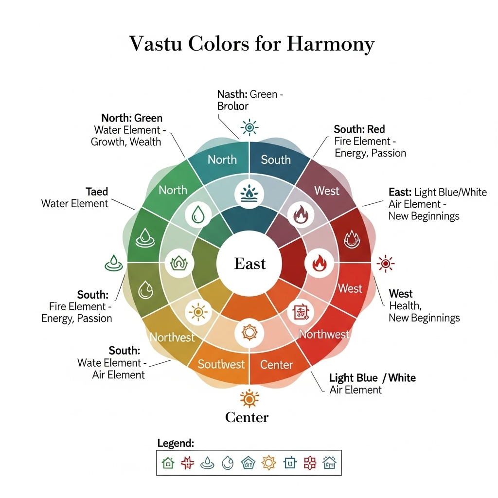 Vastu Colors for Harmony — Ultimate Guide to Colour Choices that Bring Balance and Peace